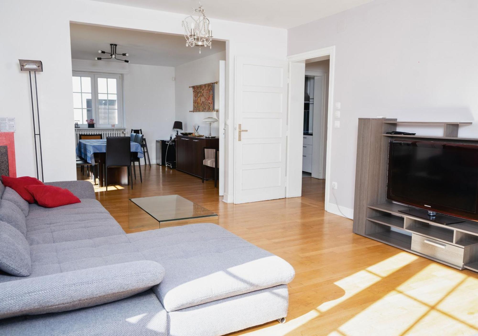 Charmant Appartement Avec Terrasse Dans Villa Strasbourg Bagian luar foto